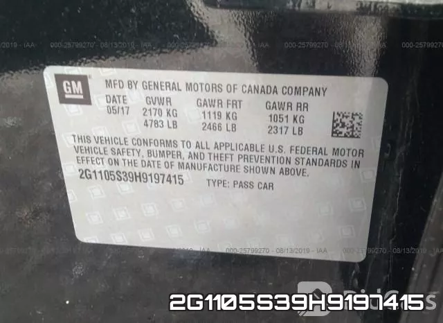 2G1105S39H9197415 фото 10