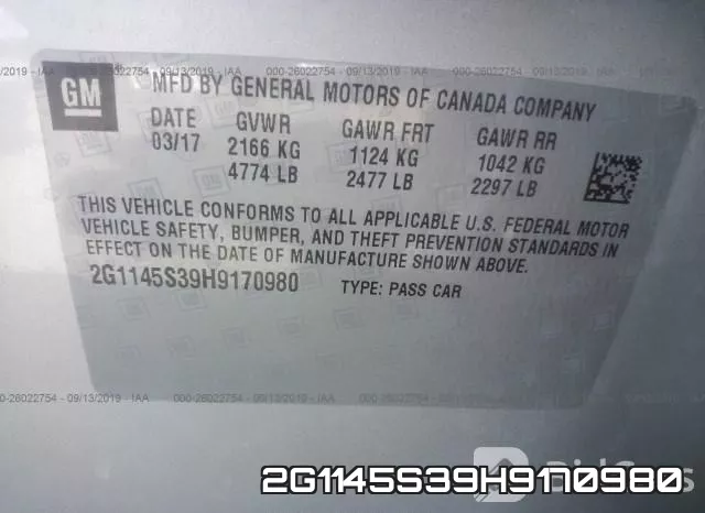 2G1145S39H9170980 фото 10