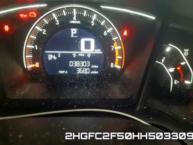 2HGFC2F50HH503309 фото 9