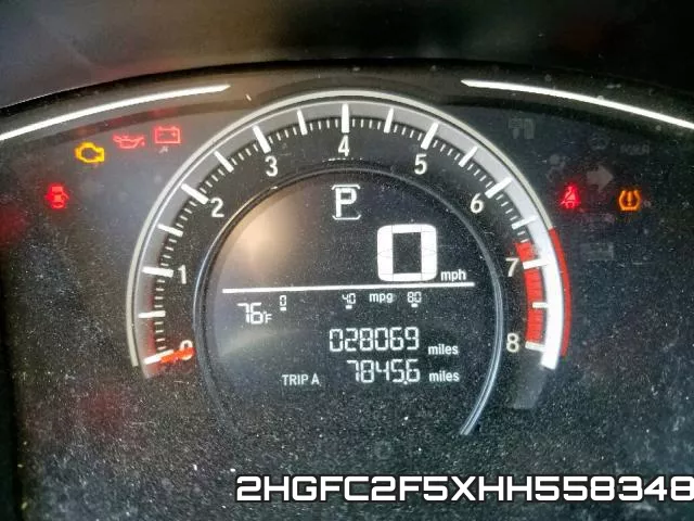 2HGFC2F5XHH558348 фото 9