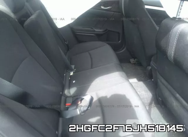 2HGFC2F76JH518145 фото 8