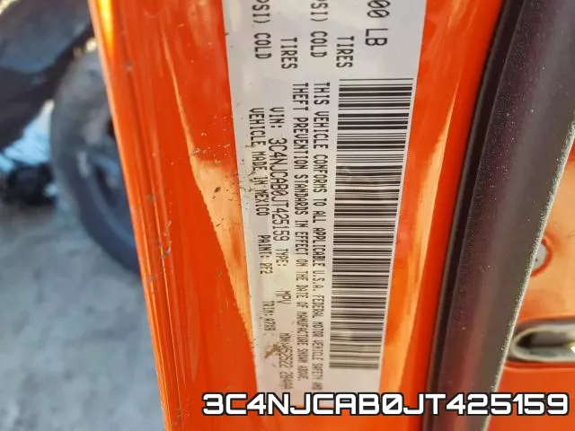 3C4NJCAB0JT425159 фото 2