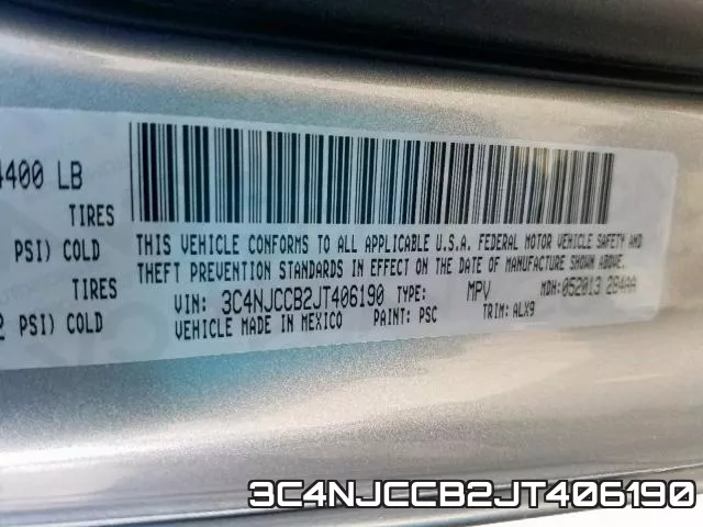 3C4NJCCB2JT406190 фото 2