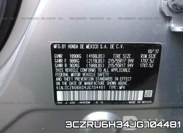 3CZRU6H34JG704481 фото 10