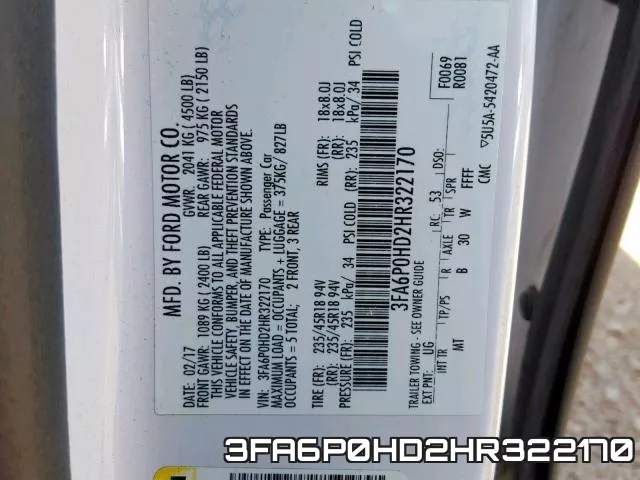 3FA6P0HD2HR322170 фото 2