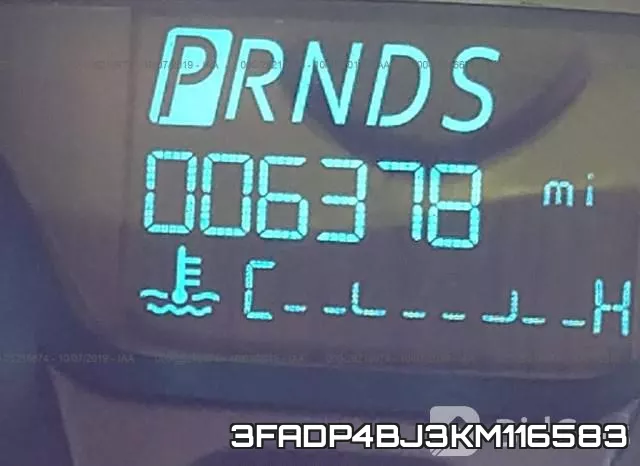 3FADP4BJ3KM116583 фото 8