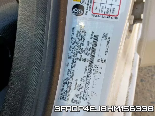 3FADP4EJ8HM156338 фото 2