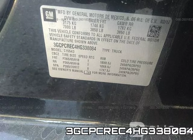 3GCPCREC4HG338084 фото 10