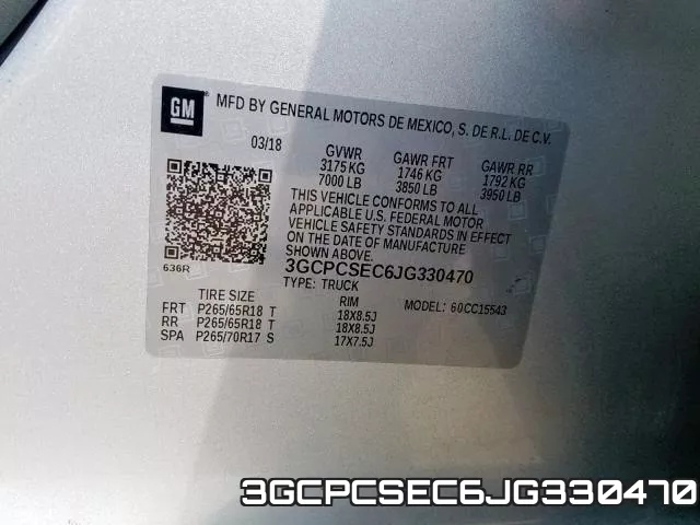 3GCPCSEC6JG330470 фото 2