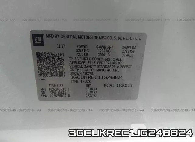 3GCUKREC1JG248824 фото 10