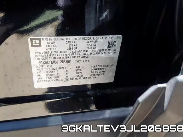 3GKALTEV3JL206858 фото 2