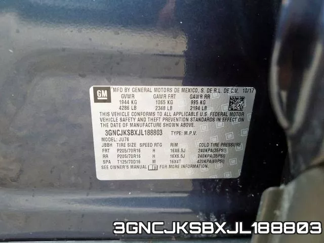 3GNCJKSBXJL188803 фото 2