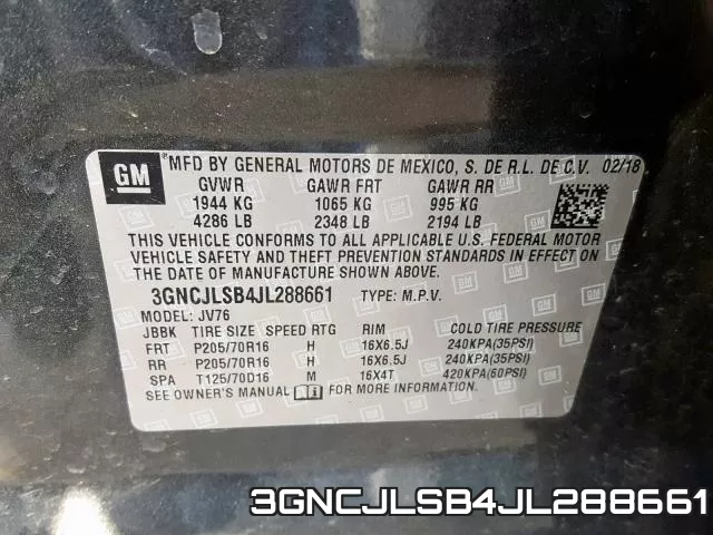 3GNCJLSB4JL288661 фото 2