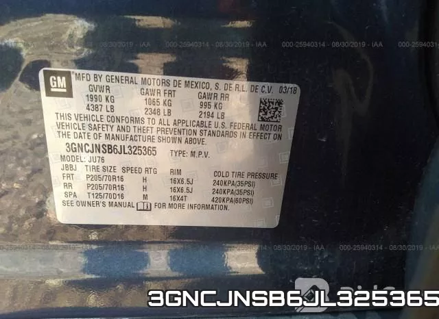 3GNCJNSB6JL325365 фото 10