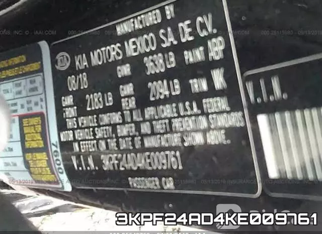 3KPF24AD4KE009761 фото 10