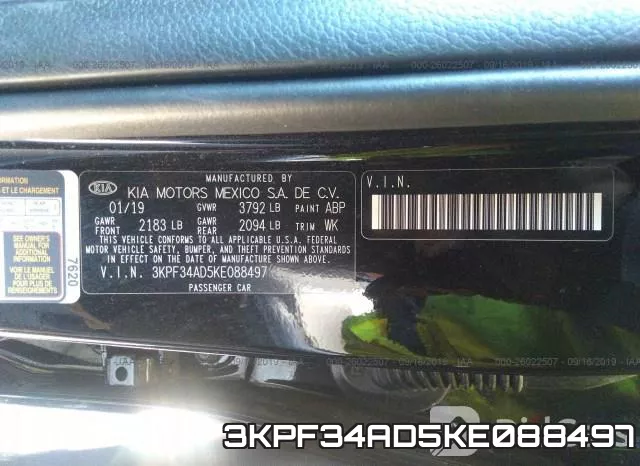 3KPF34AD5KE088497 фото 10