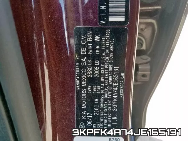3KPFK4A74JE165131 фото 2