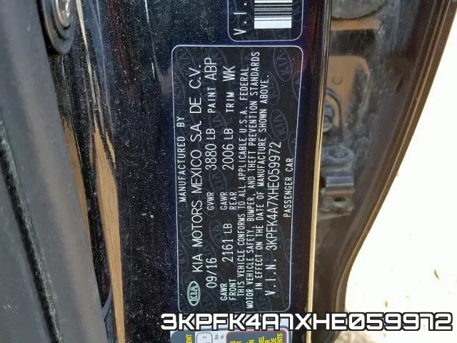 3KPFK4A7XHE059972 фото 2