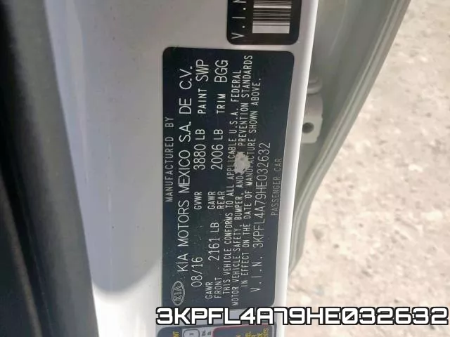 3KPFL4A79HE032632 фото 2
