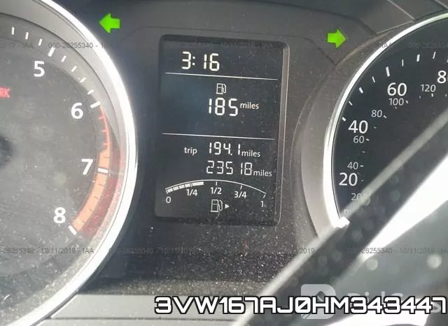 3VW167AJ0HM343447 фото 8