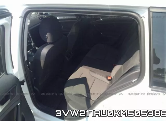 3VW217AU0KM505386 фото 9