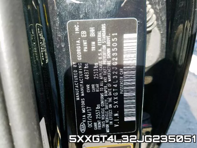 5XXGT4L32JG235051 фото 2