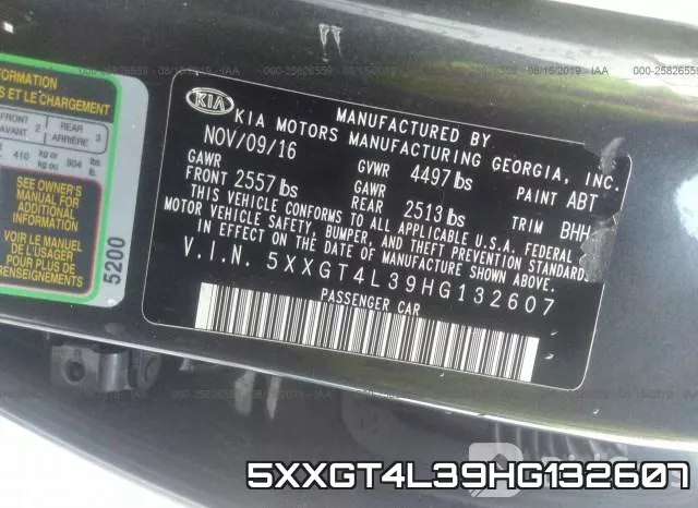 5XXGT4L39HG132607 фото 10