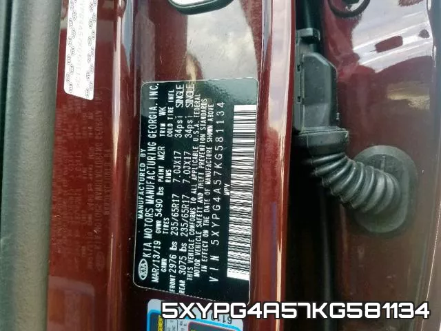 5XYPG4A57KG581134 фото 2
