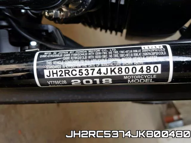 JH2RC5374JK800480 фото 2