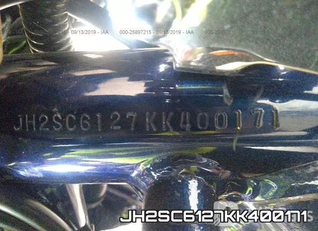 JH2SC6127KK400171 фото 2