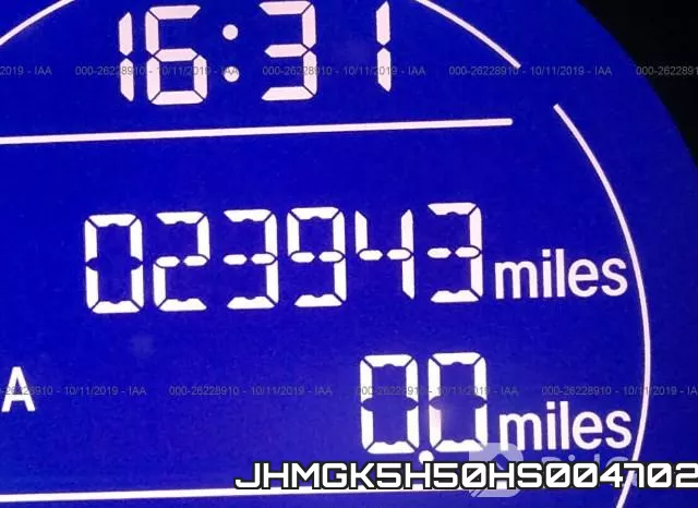 JHMGK5H50HS004702 фото 8
