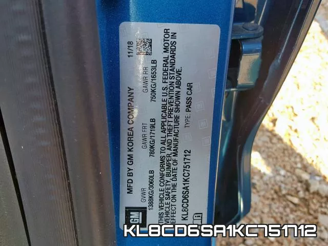 KL8CD6SA1KC751712 фото 2