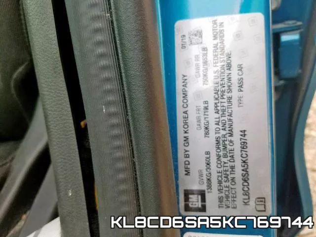 KL8CD6SA5KC769744 фото 2