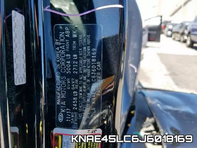 KNAE45LC6J6018169 фото 2