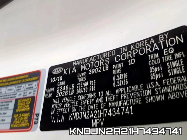 KNDJN2A21H7434741 фото 2