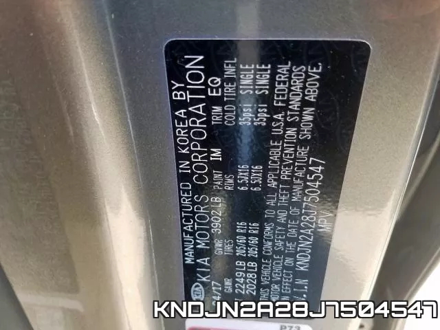 KNDJN2A28J7504547 фото 2