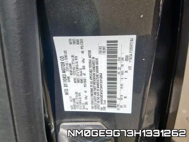 NM0GE9G73H1331262 фото 2