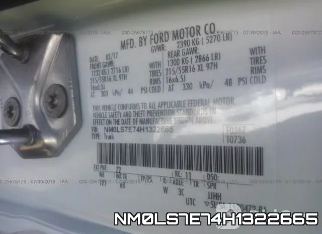 NM0LS7E74H1322665 фото 10