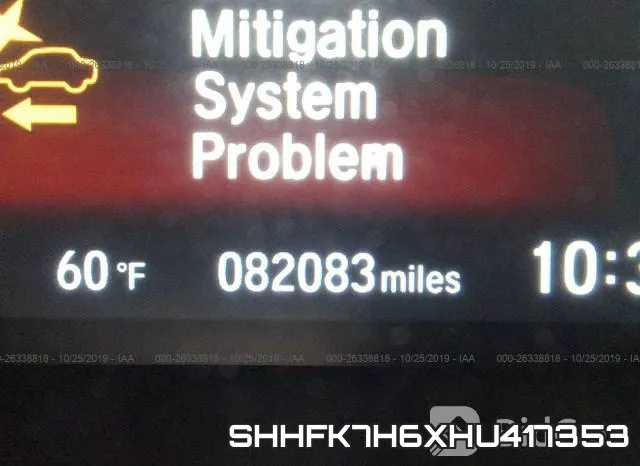 SHHFK7H6XHU417353 фото 8