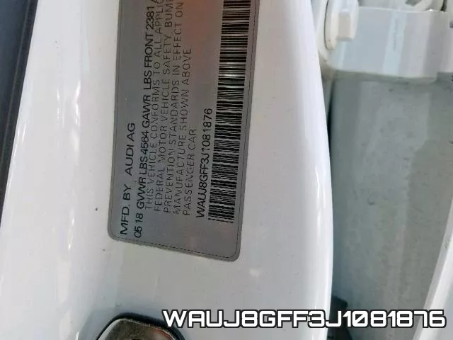 WAUJ8GFF3J1081876 фото 2