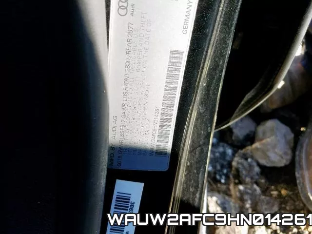 WAUW2AFC9HN014261 фото 2