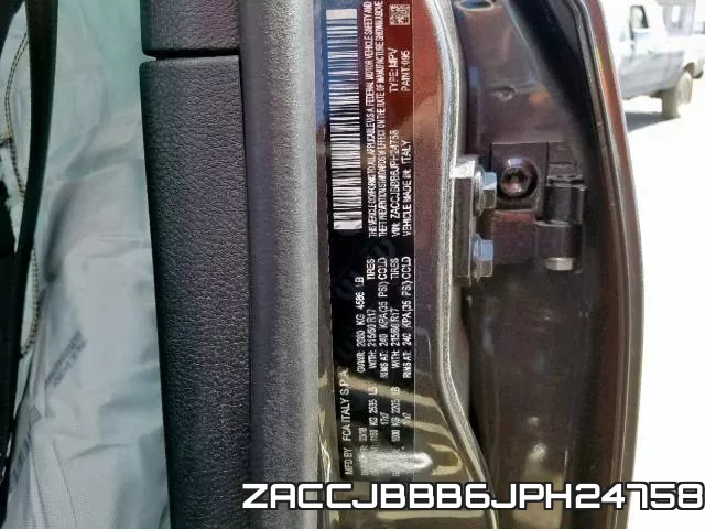 ZACCJBBB6JPH24758 фото 2