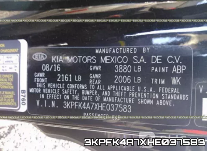 3KPFK4A7XHE037583 фото 10