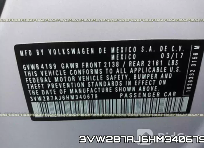 3VW2B7AJ6HM340679 фото 10