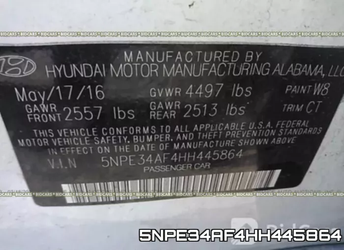 5NPE34AF4HH445864 фото 10