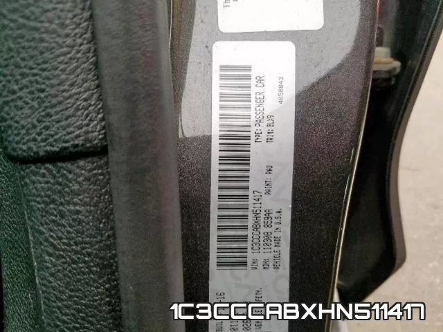 1C3CCCABXHN511417 фото 2