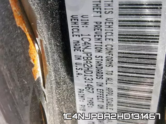 1C4NJPBA2HD131467 фото 2