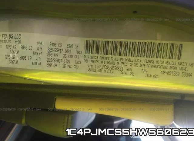 1C4PJMCS5HW560623 фото 10