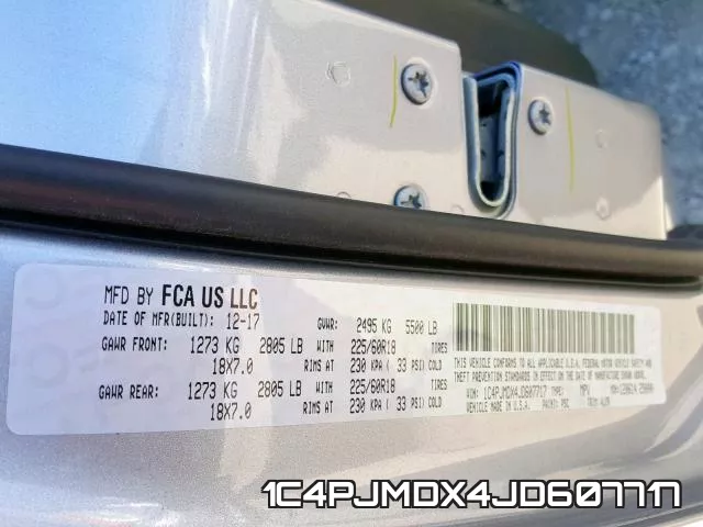 1C4PJMDX4JD607717 фото 2