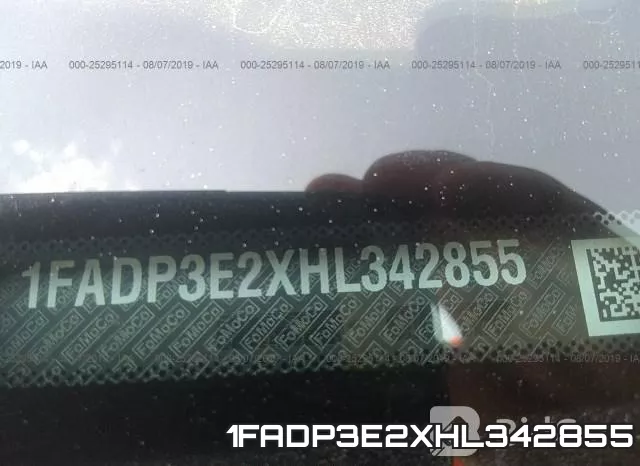 1FADP3E2XHL342855 фото 10